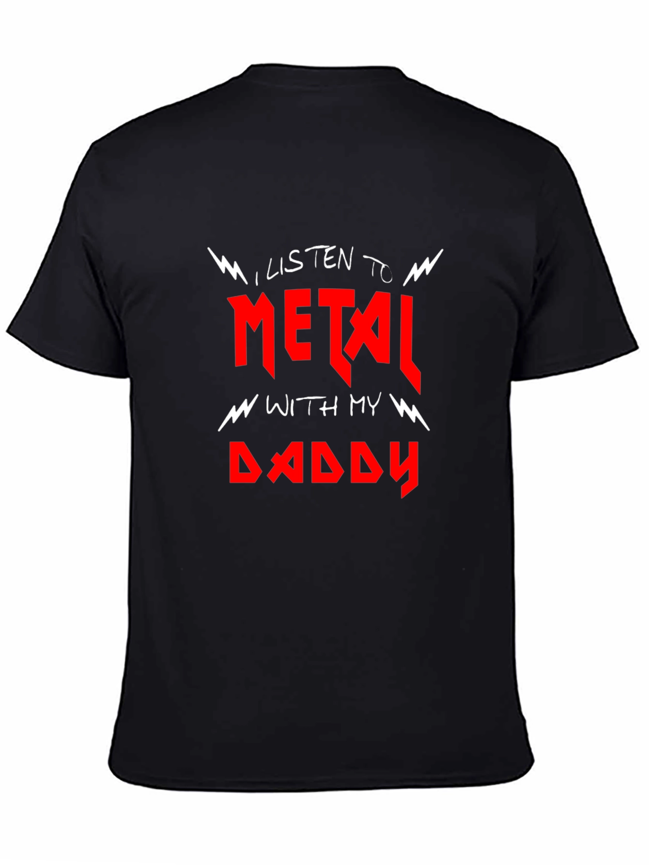 I Listen to Metal With My Daddy T-Shirt