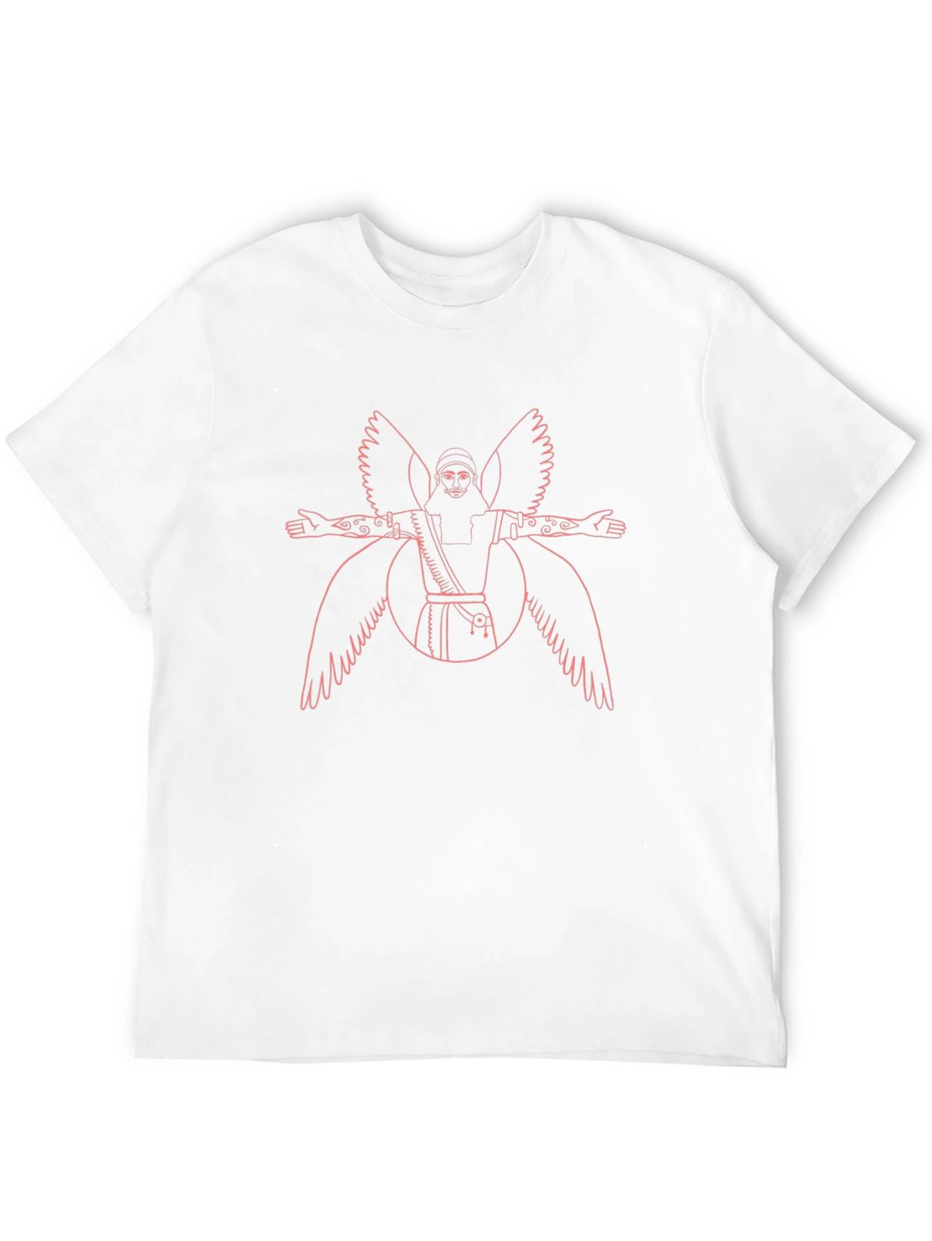 Winged Being Graphic T-Shirt - Black