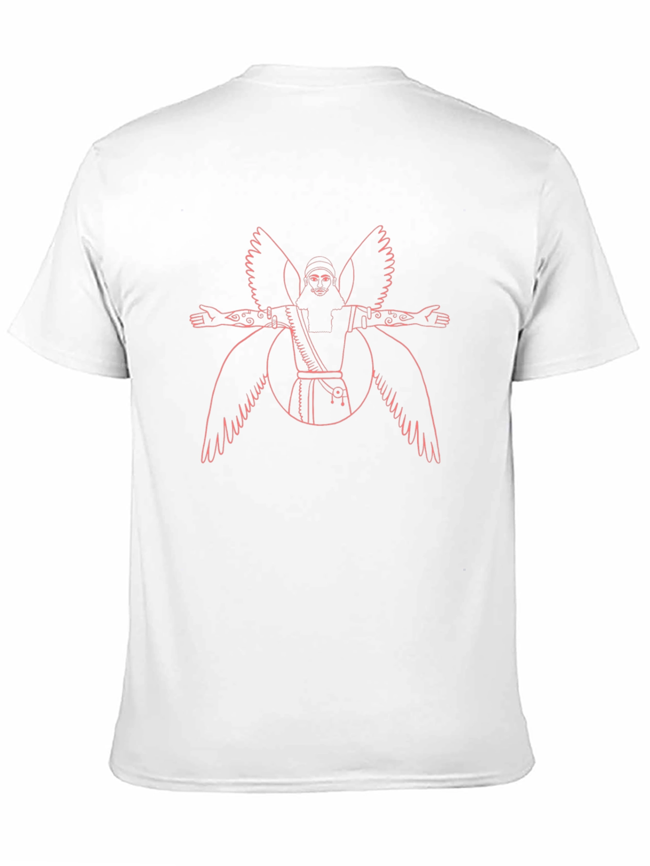 Winged Being Graphic T-Shirt - Black