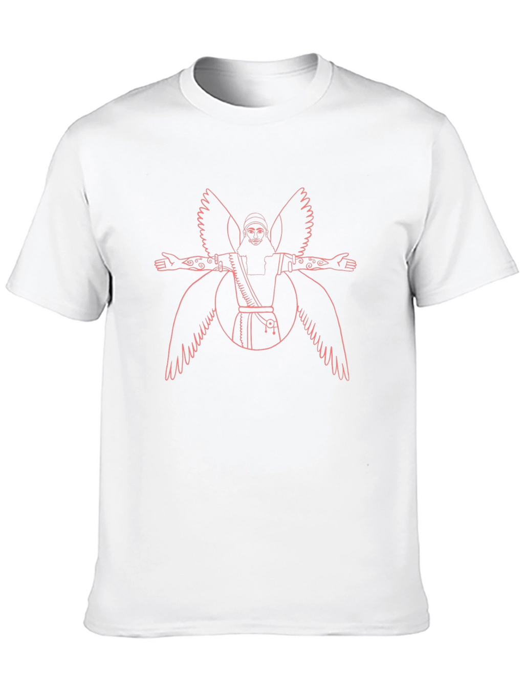 Winged Being Graphic T-Shirt - Black