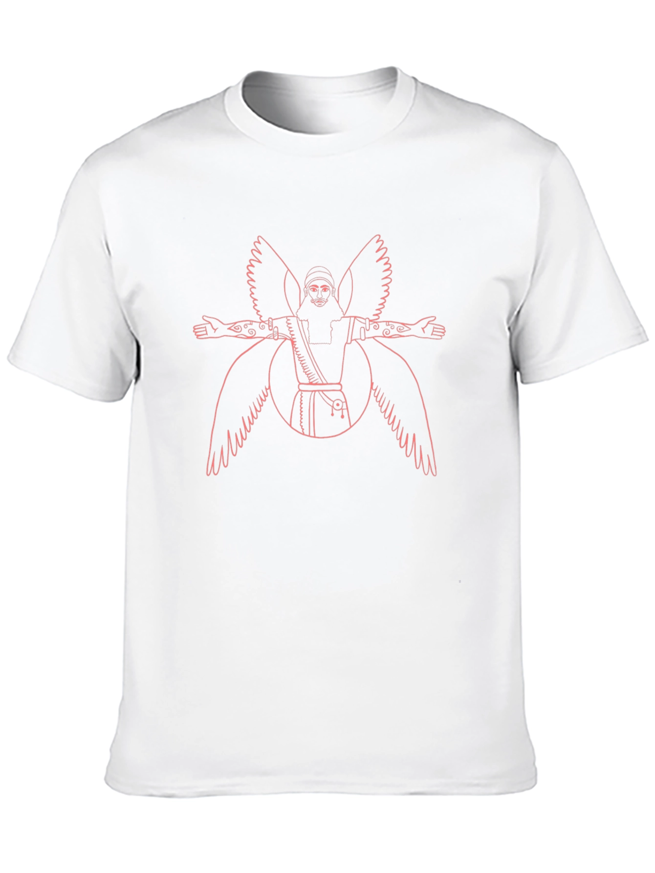 Winged Being Graphic T-Shirt - Black