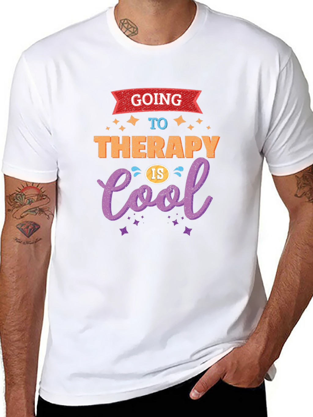 Therapy is Cool Graphic T-Shirt
