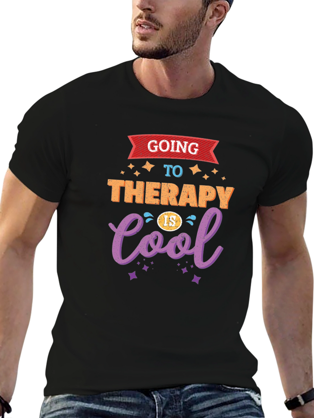 Therapy is Cool Graphic T-Shirt