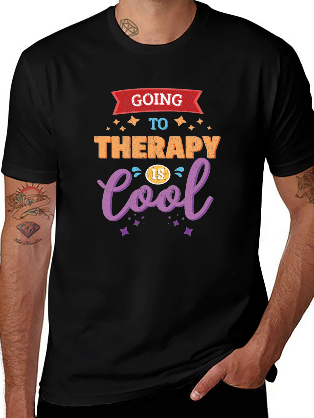 Therapy is Cool Graphic T-Shirt