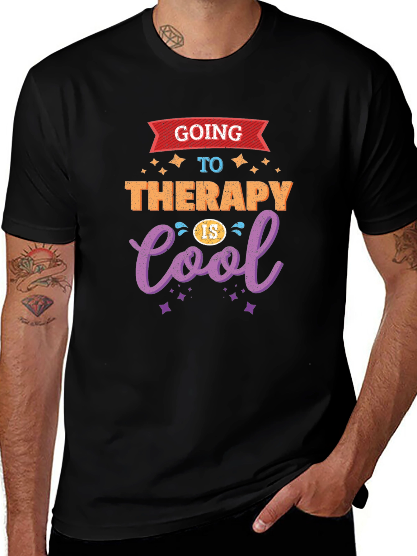Therapy is Cool Graphic T-Shirt