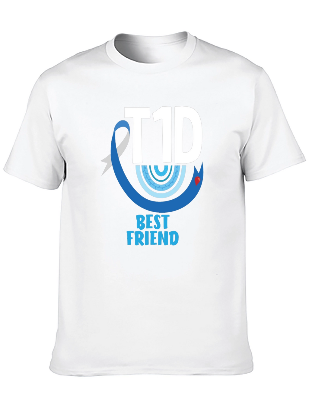 T1D Best Friend Black T-Shirt