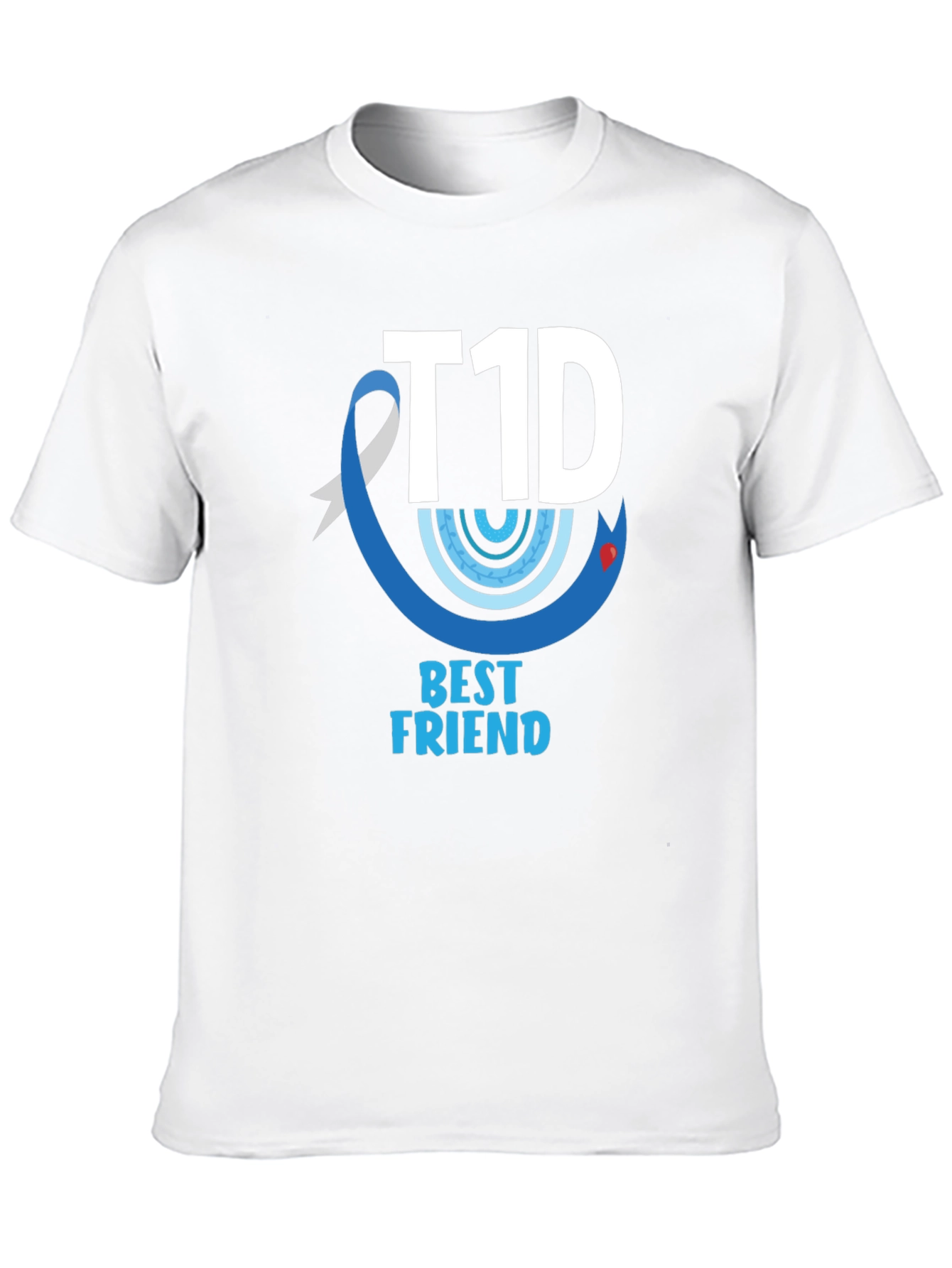 T1D Best Friend Black T-Shirt