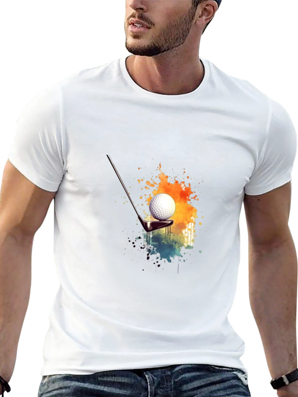 Golf Splash Graphic Tee