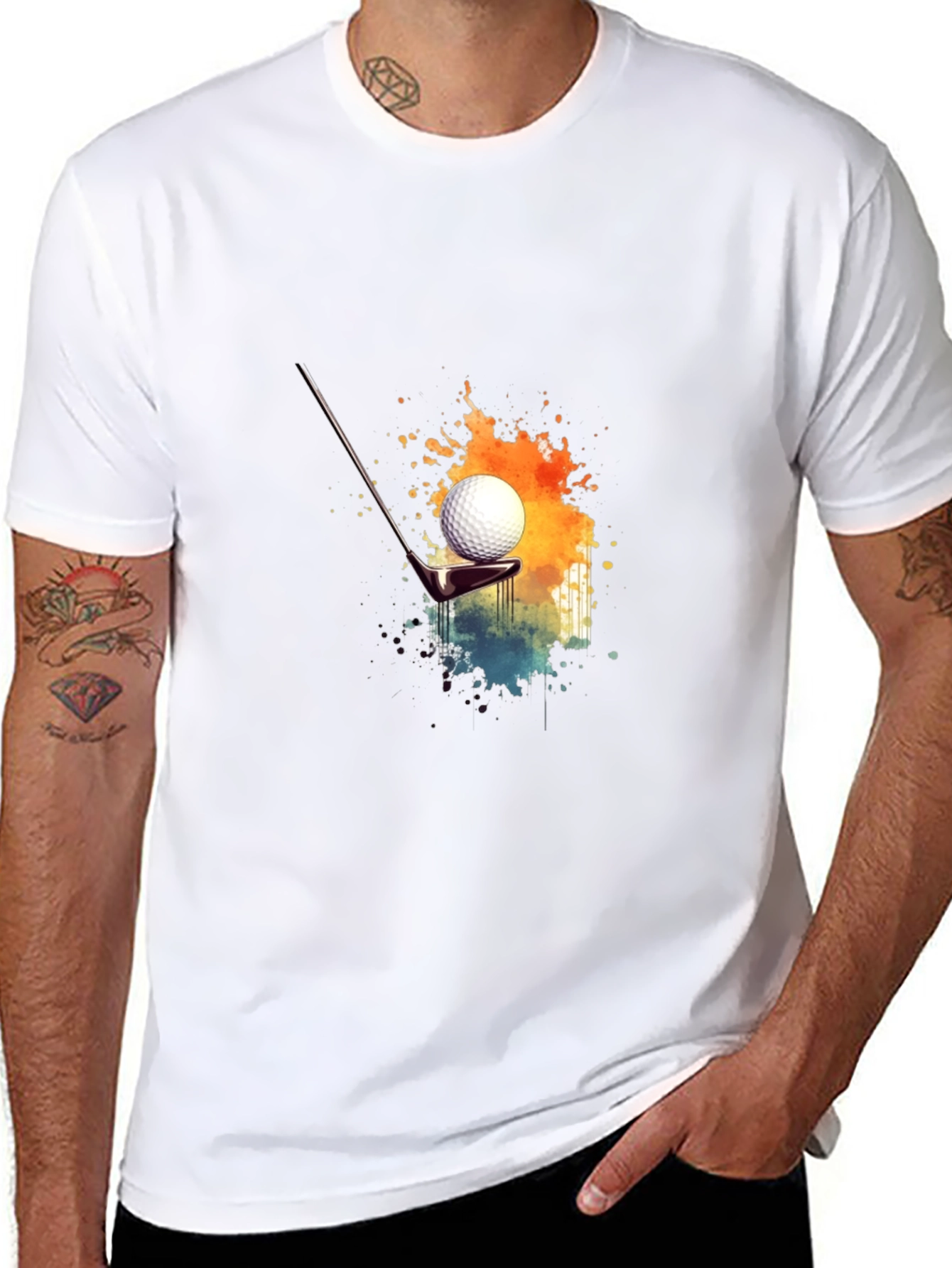 Golf Splash Graphic Tee