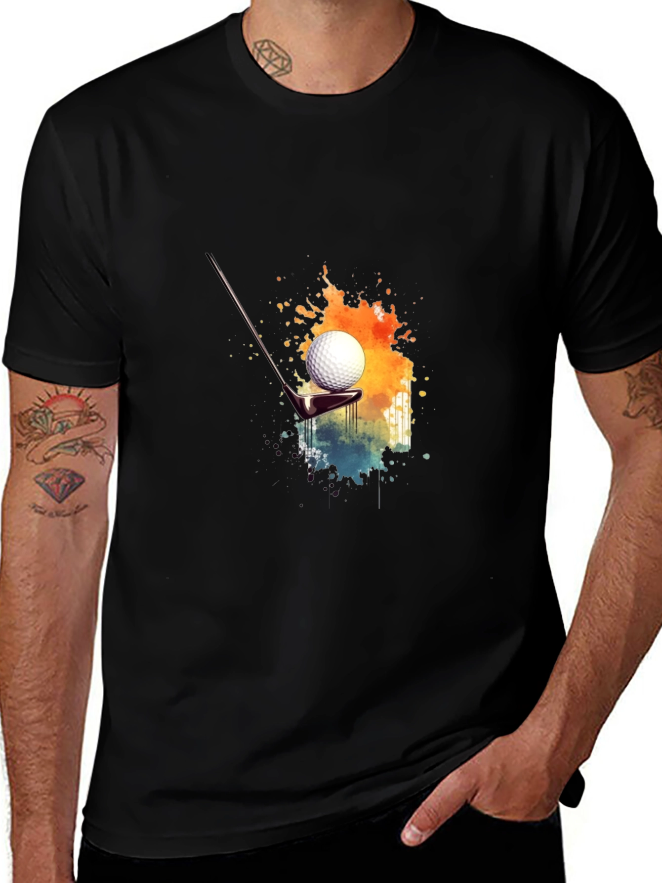 Golf Splash Graphic Tee