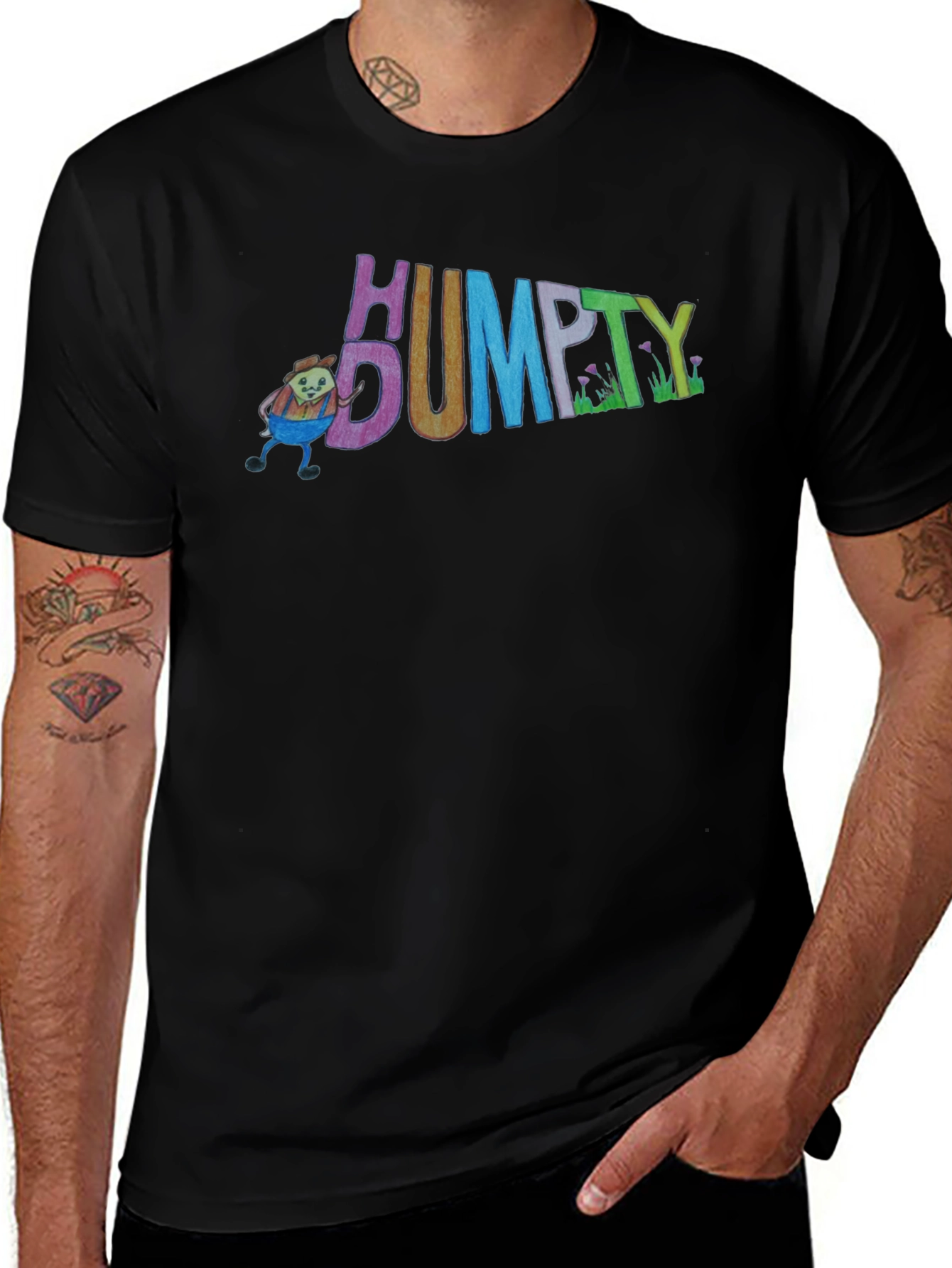Humpty Colorful Graphic T-Shirt
