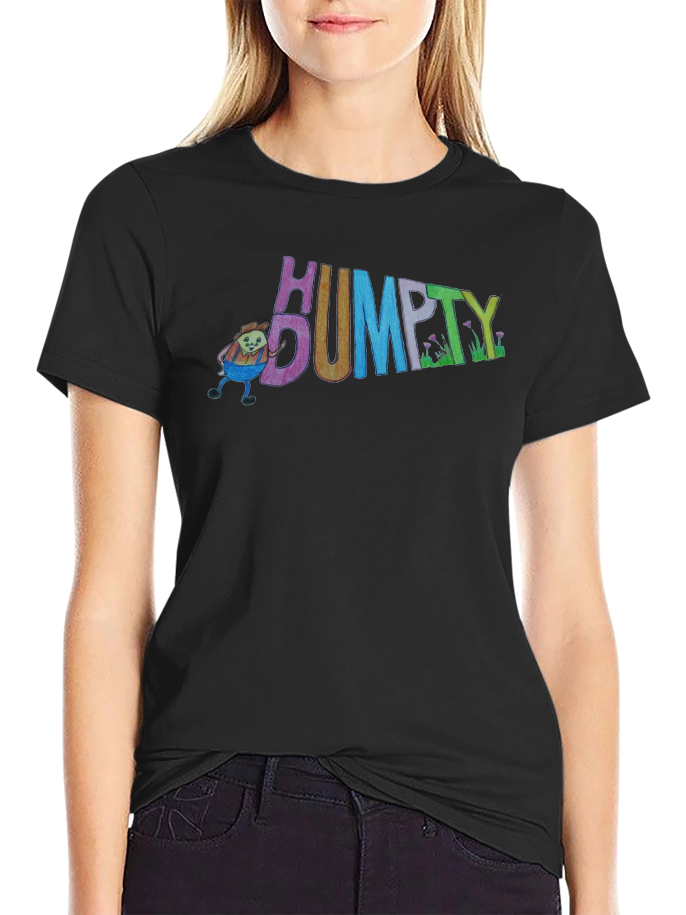 Humpty Colorful Graphic T-Shirt