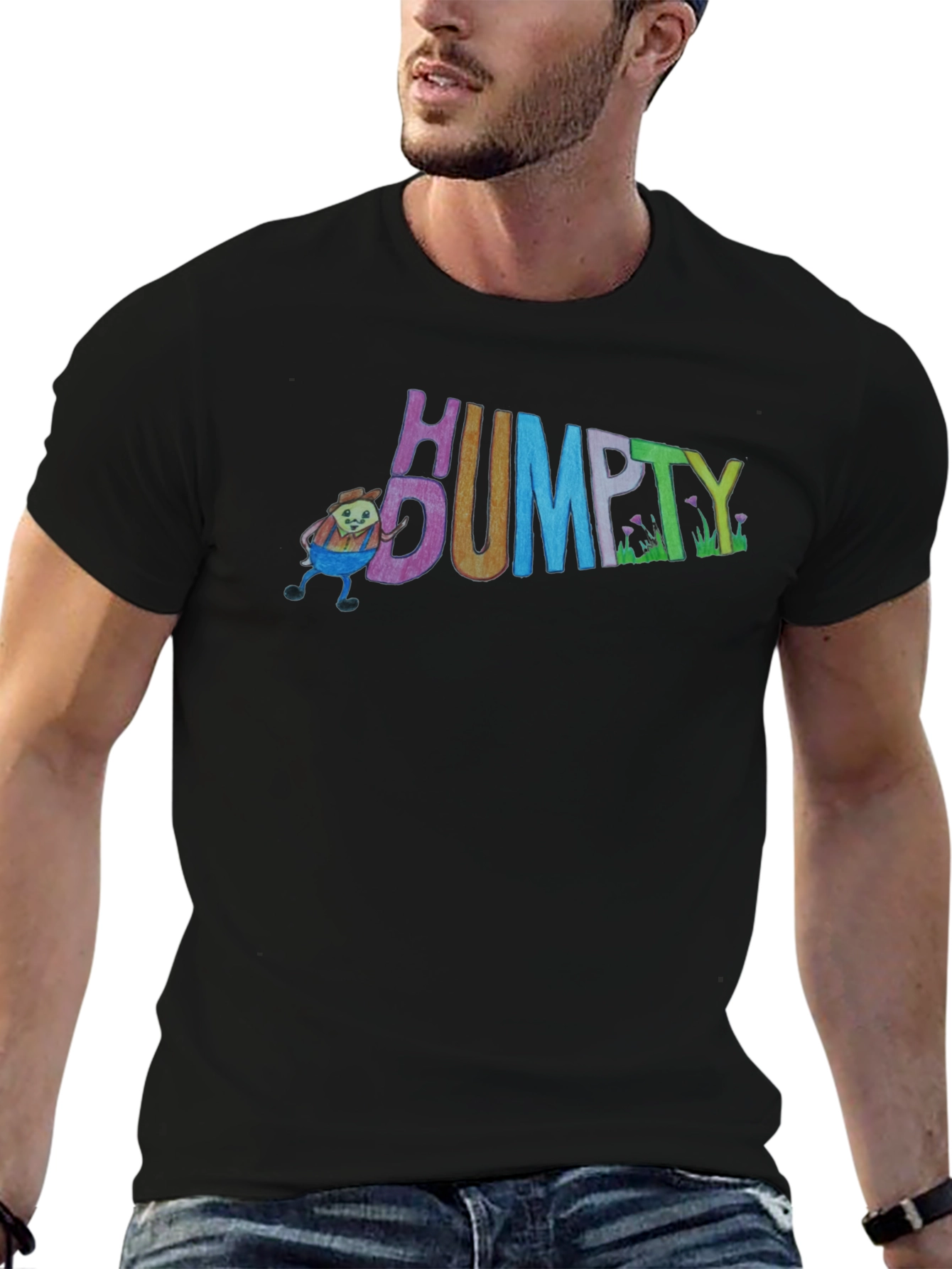 Humpty Colorful Graphic T-Shirt