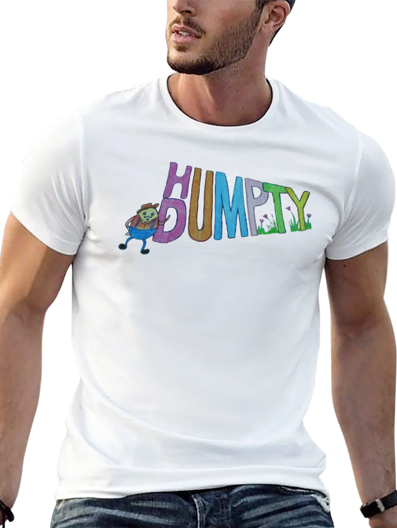 Humpty Colorful Graphic T-Shirt