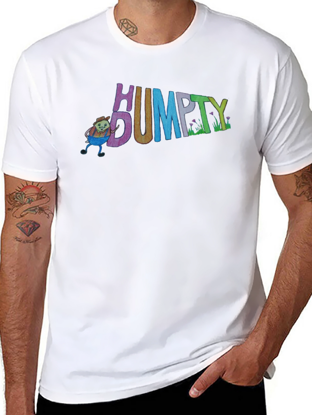 Humpty Colorful Graphic T-Shirt