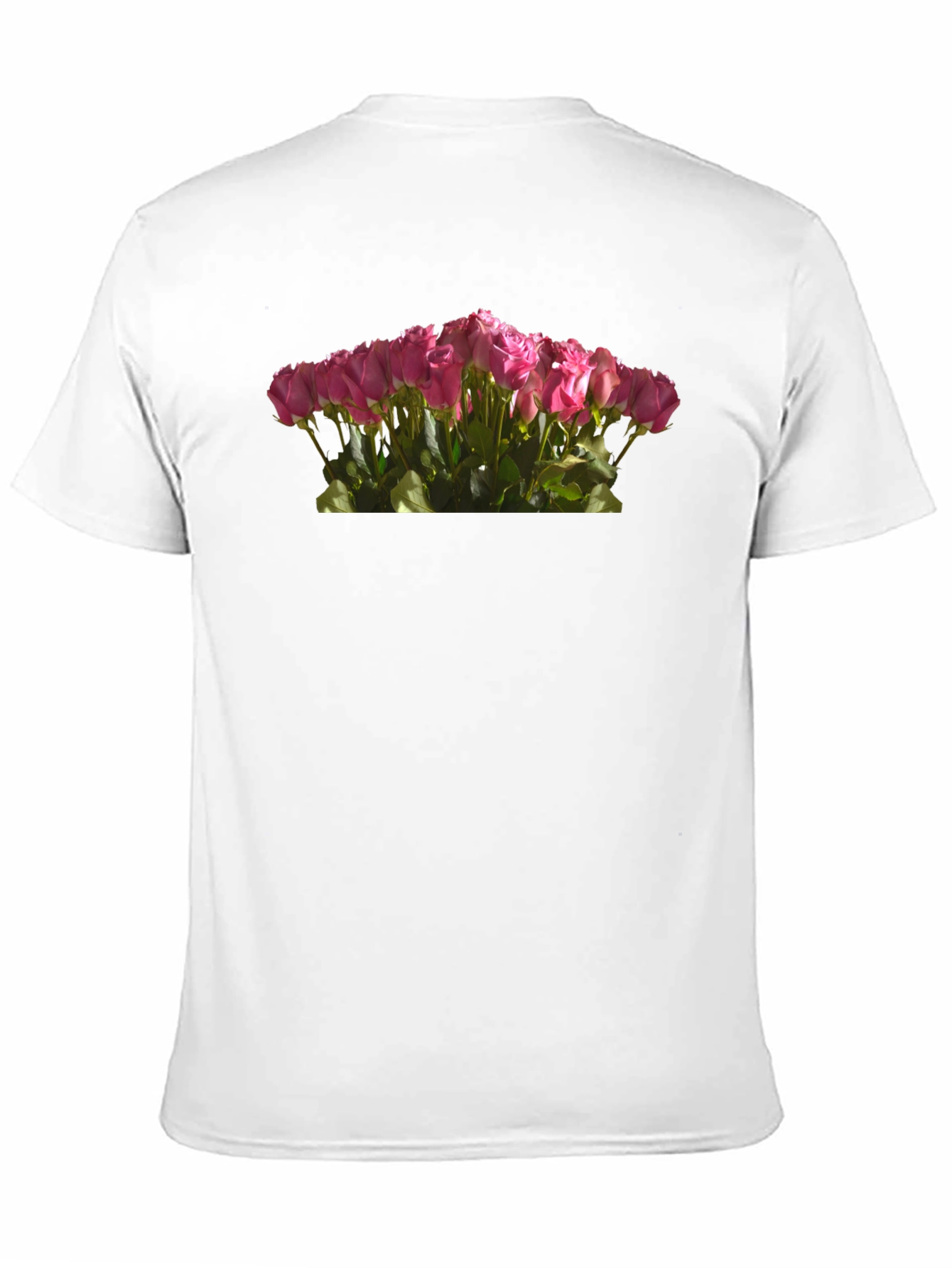 Roses Bouquet Black T-Shirt