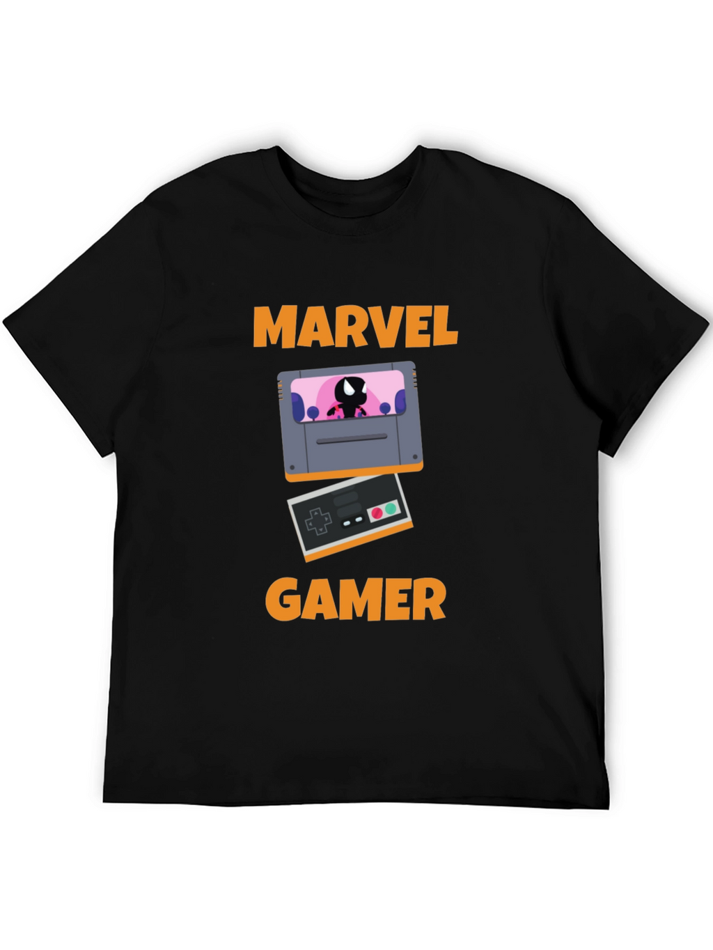 Marvel Gamer T-Shirt - Retro Gaming Style