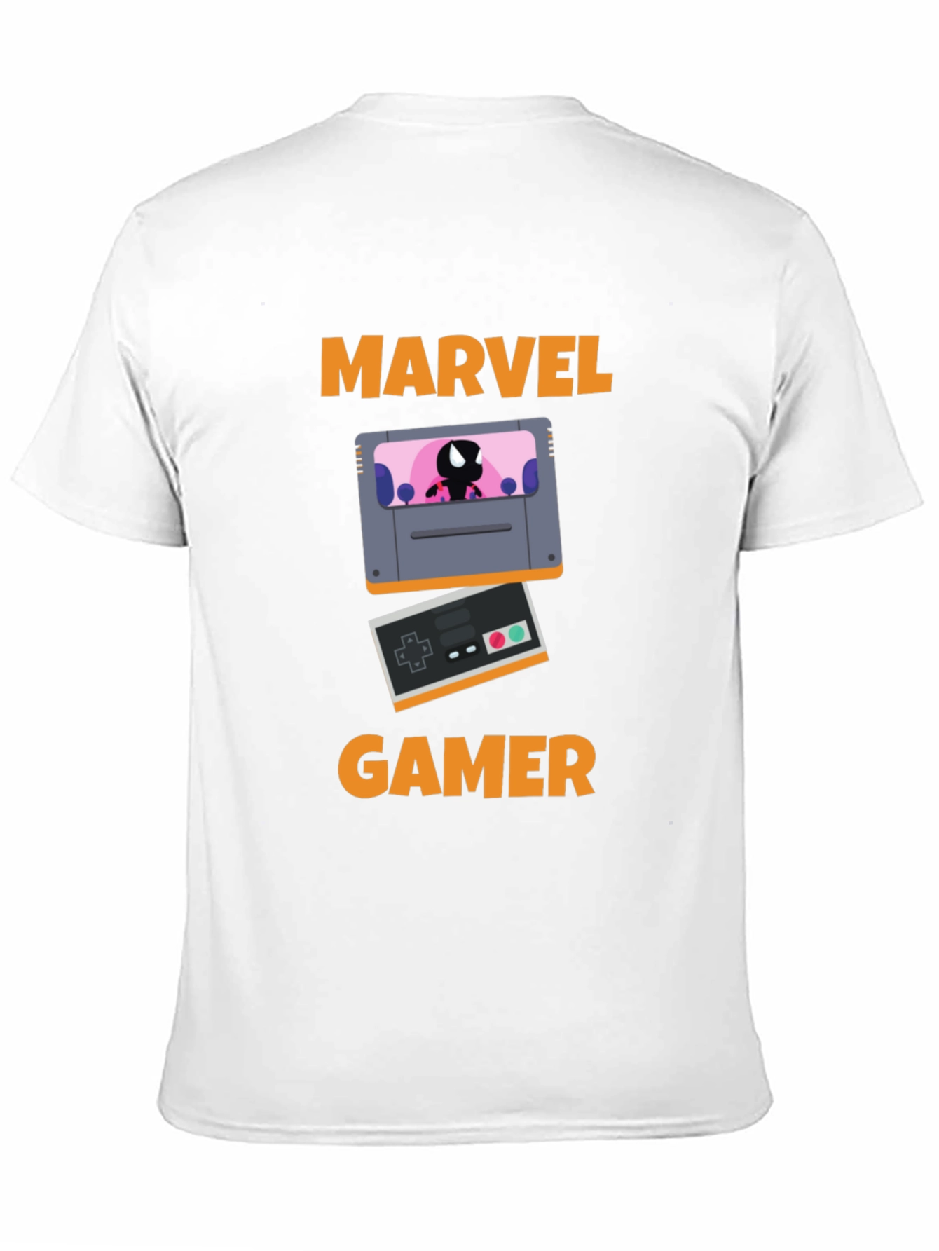 Marvel Gamer T-Shirt - Retro Gaming Style