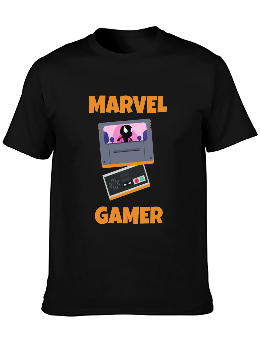 Marvel Gamer T-Shirt - Retro Gaming Style