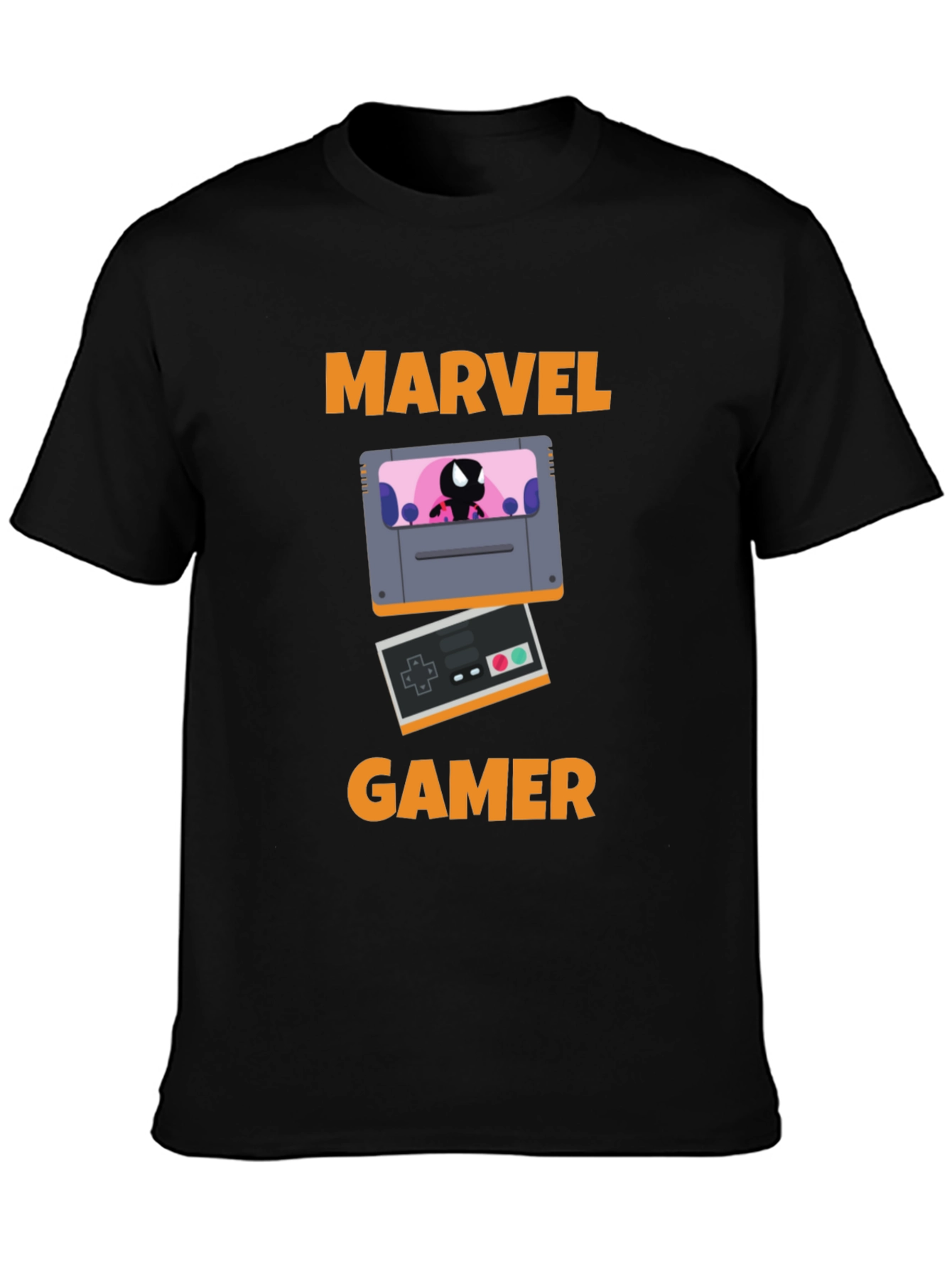 Marvel Gamer T-Shirt - Retro Gaming Style