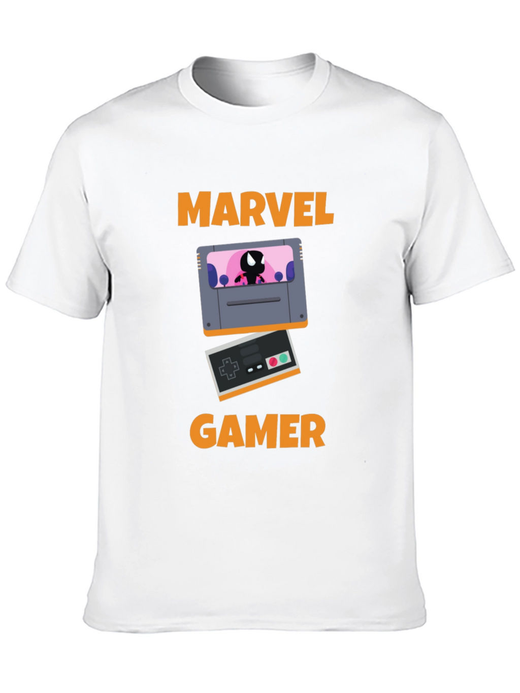 Marvel Gamer T-Shirt - Retro Gaming Style