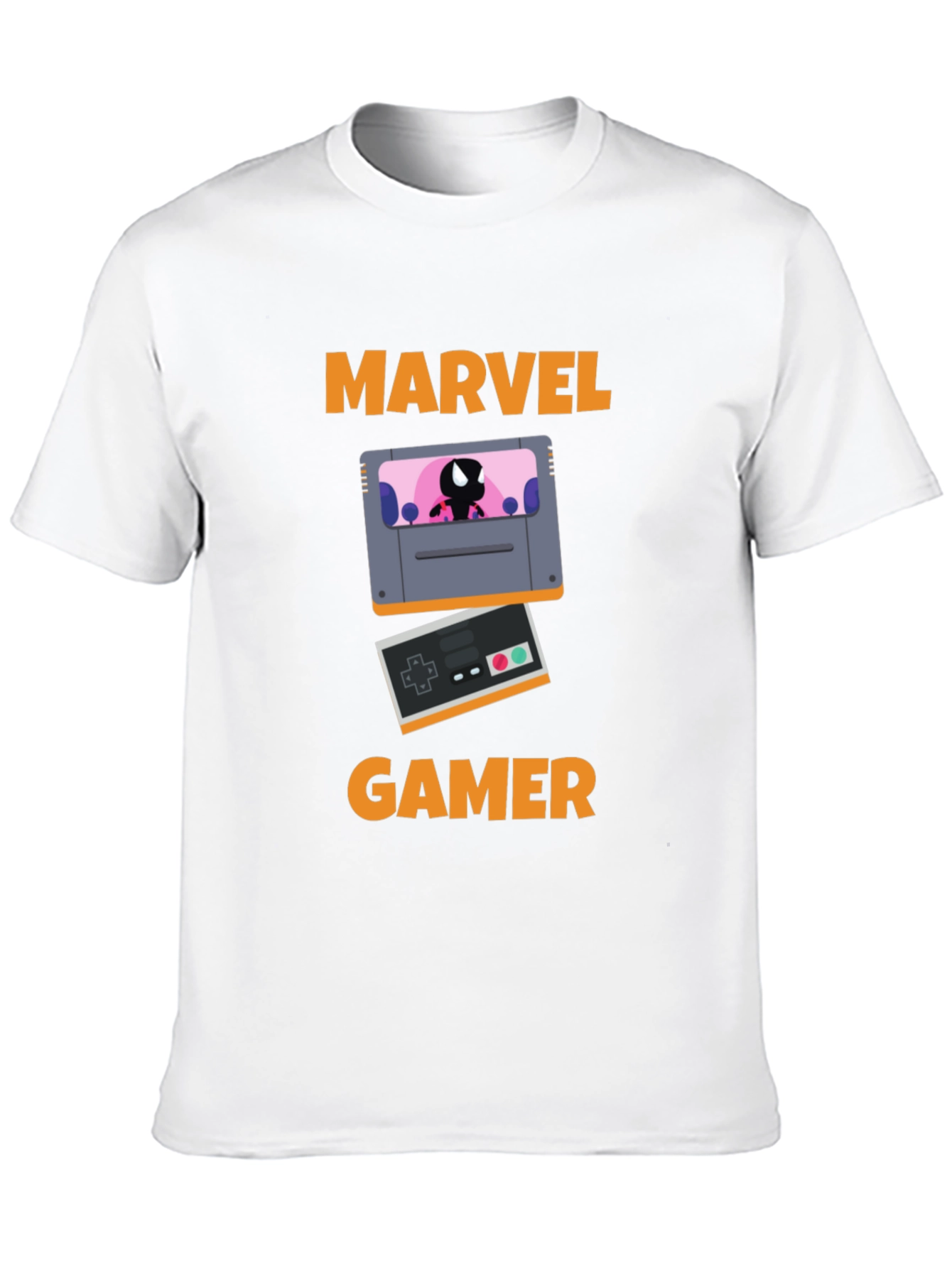 Marvel Gamer T-Shirt - Retro Gaming Style