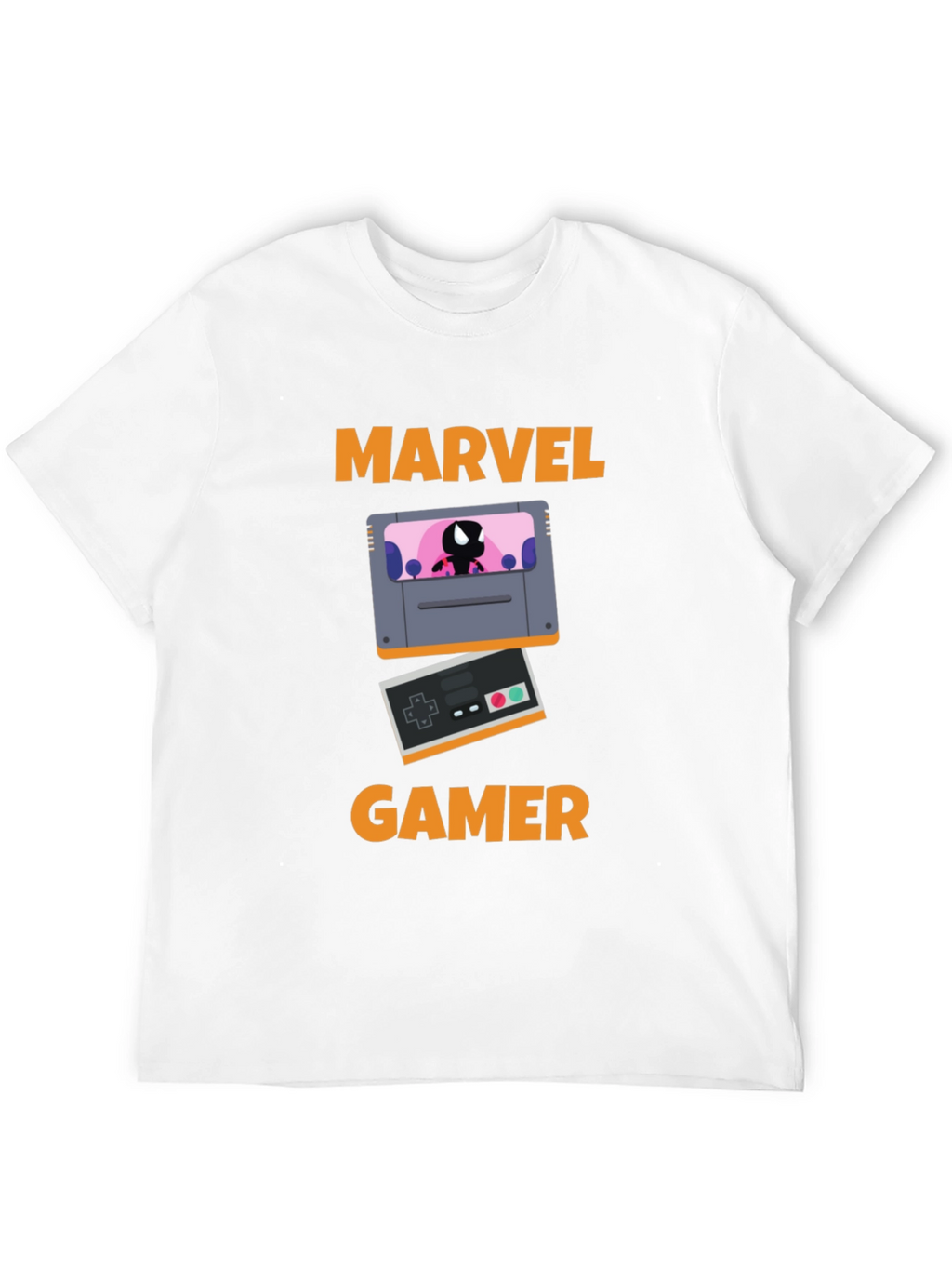 Marvel Gamer T-Shirt - Retro Gaming Style