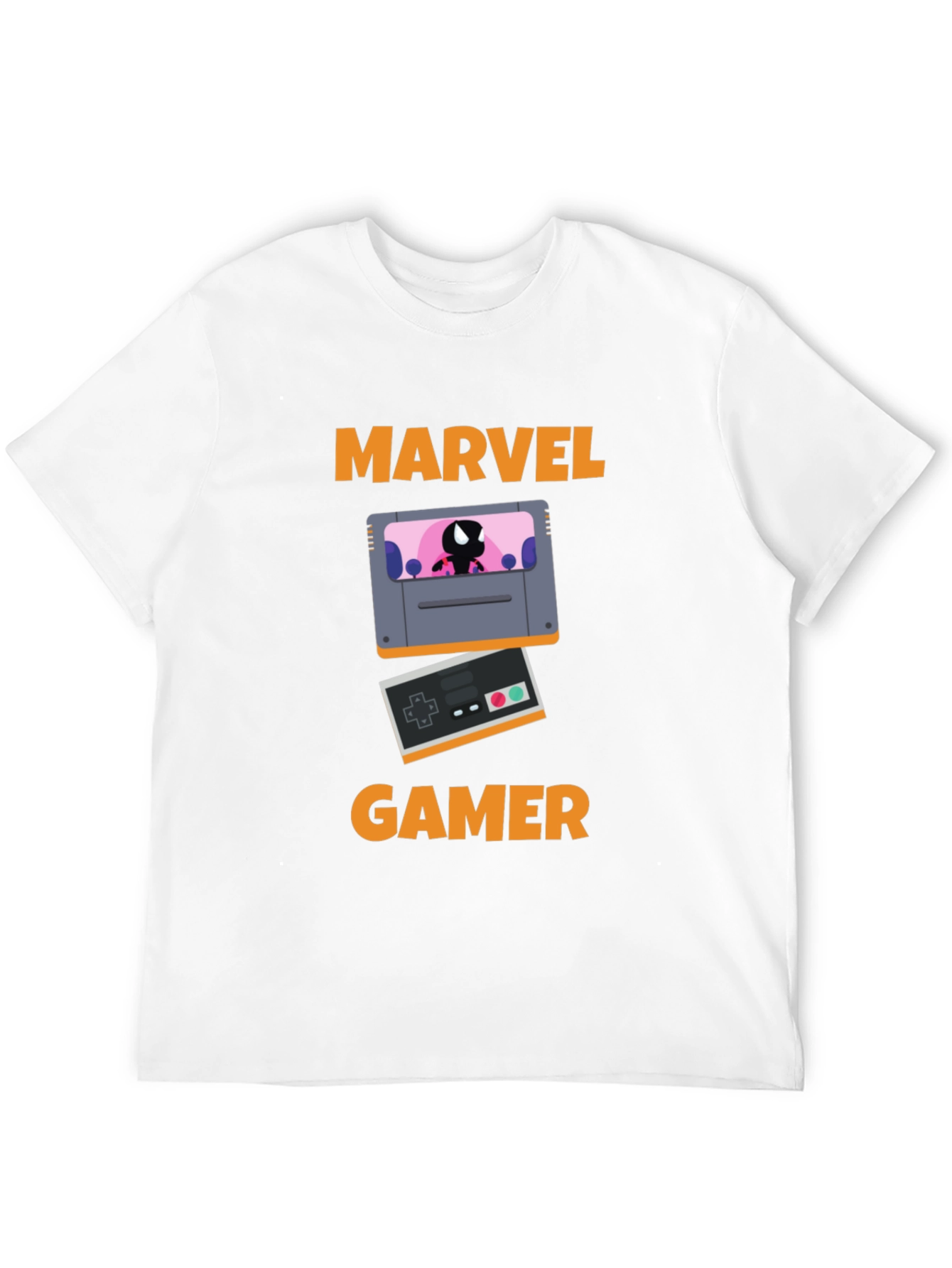 Marvel Gamer T-Shirt - Retro Gaming Style