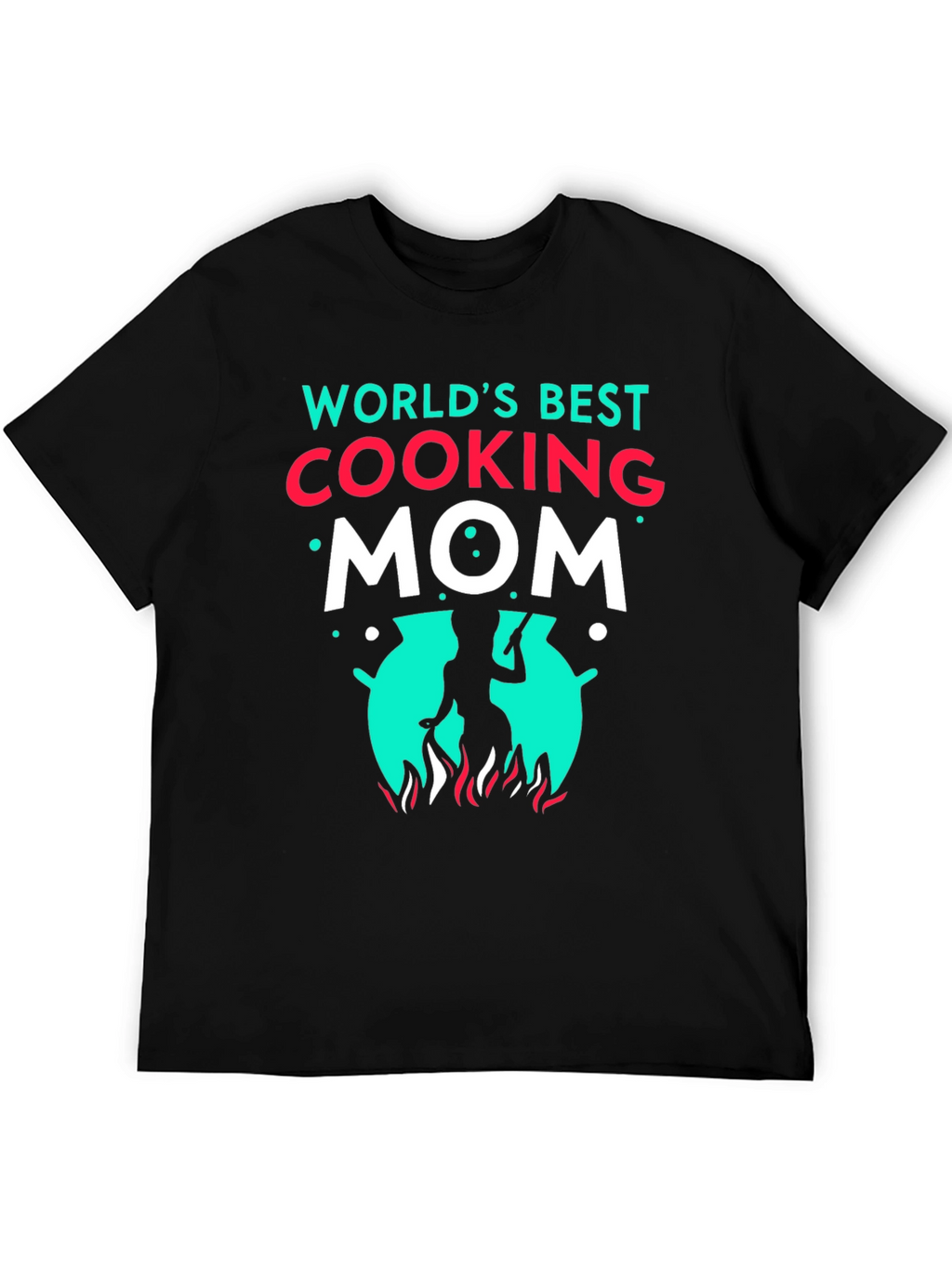 Worlds Best Cooking Mom Graphic T-Shirt