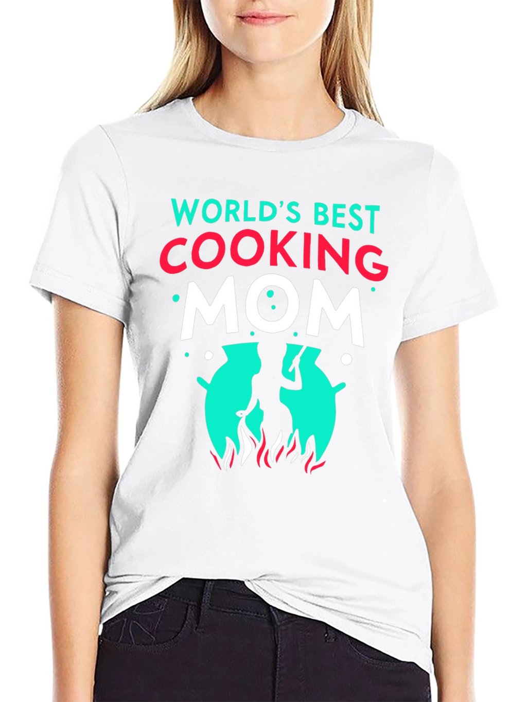 Worlds Best Cooking Mom Graphic T-Shirt