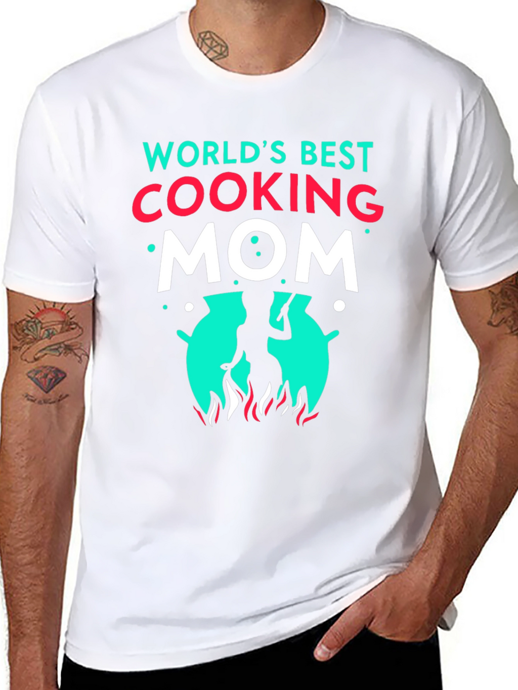 Worlds Best Cooking Mom Graphic T-Shirt