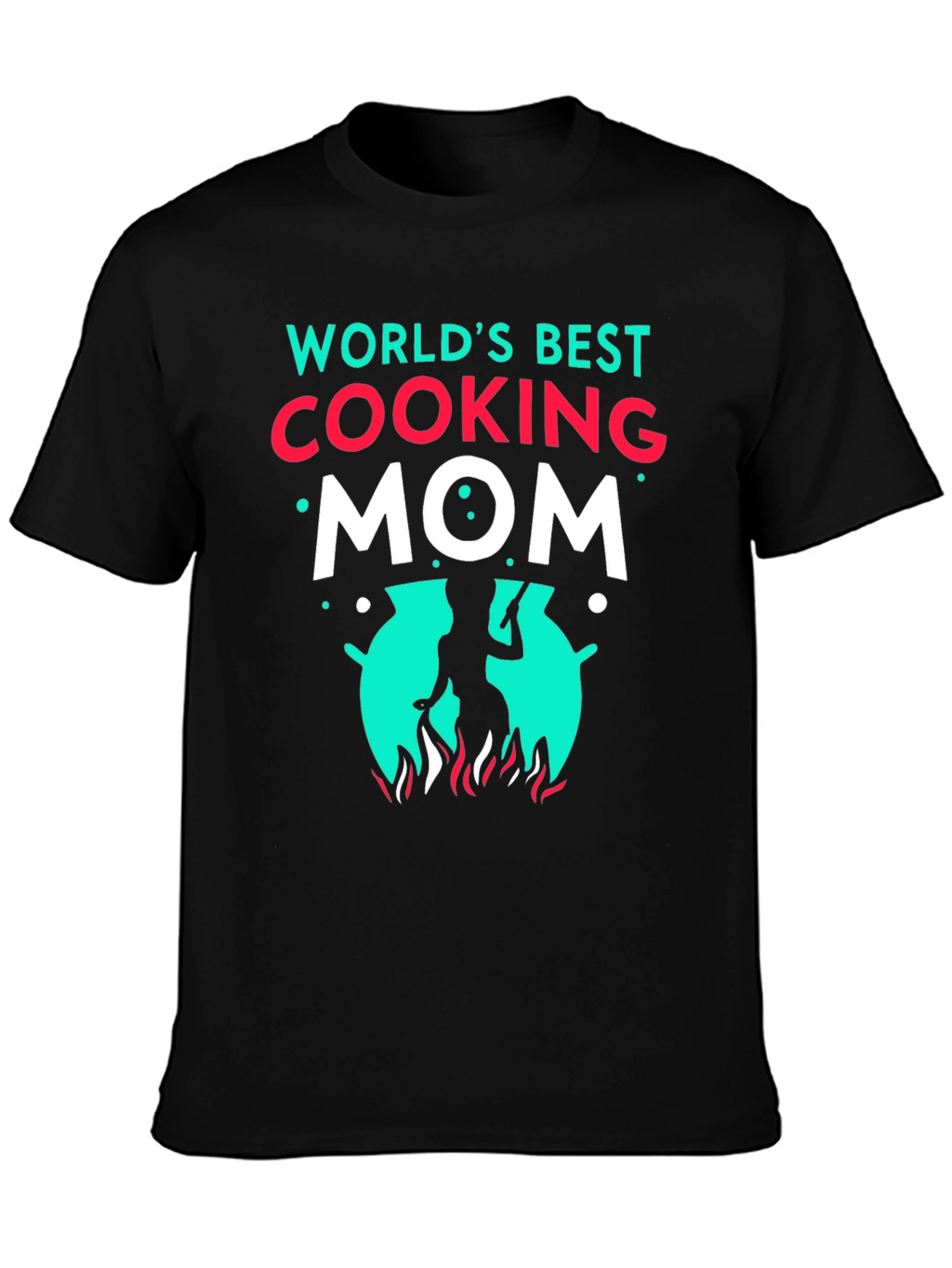 Worlds Best Cooking Mom Graphic T-Shirt