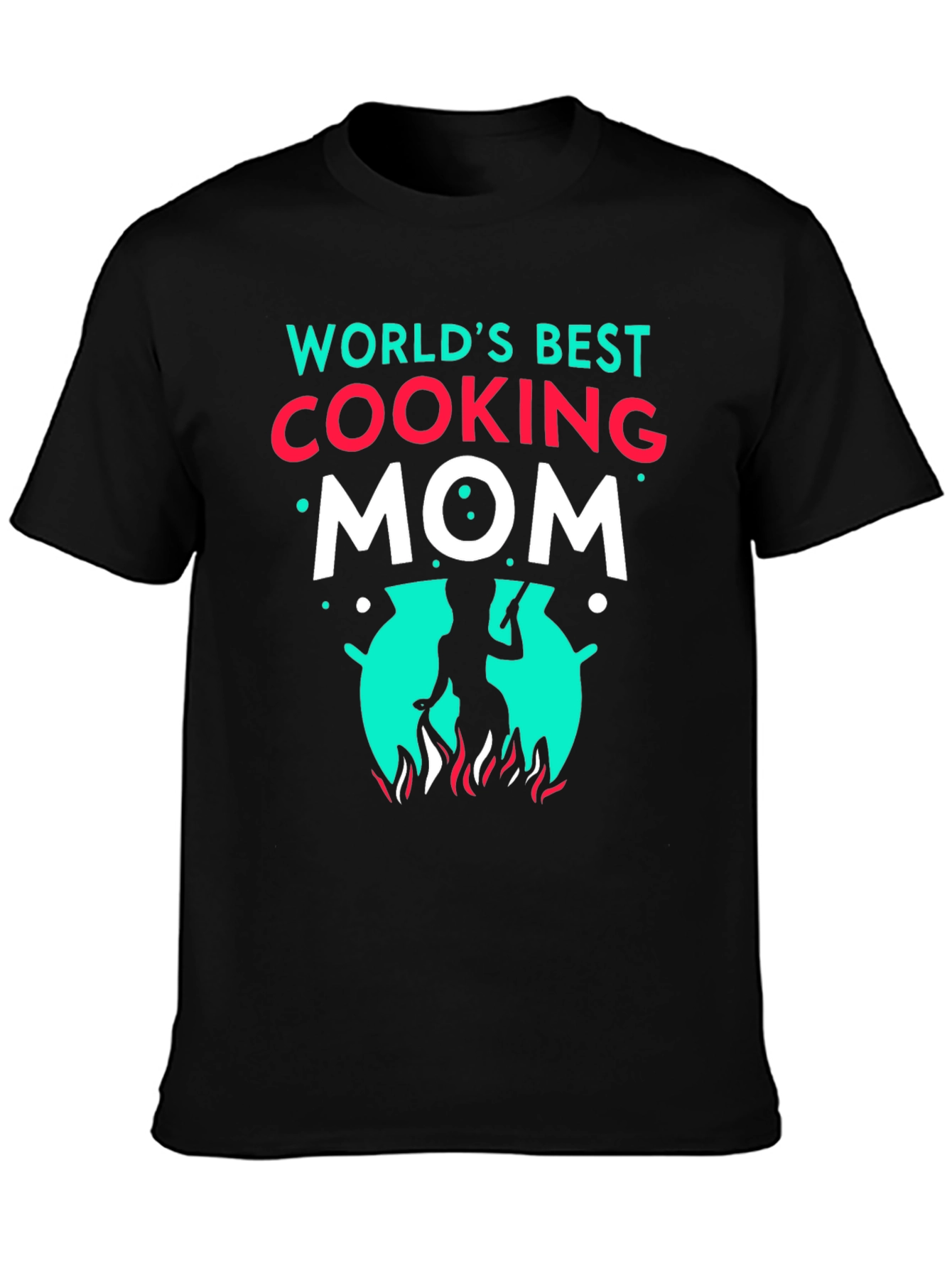 Worlds Best Cooking Mom Graphic T-Shirt