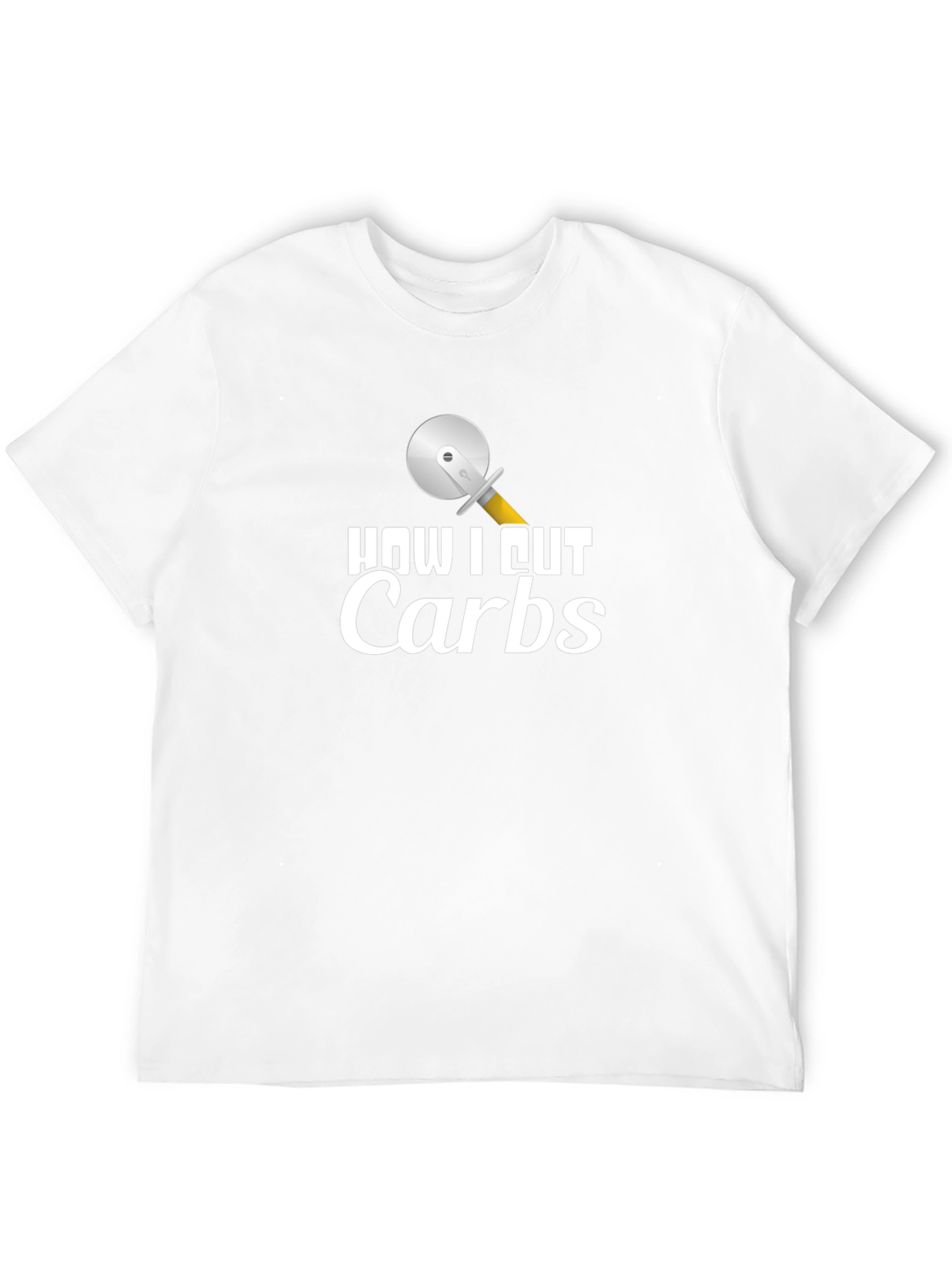 How I Cut Carbs T-Shirt - Pizza Cutter Graphic Tee
