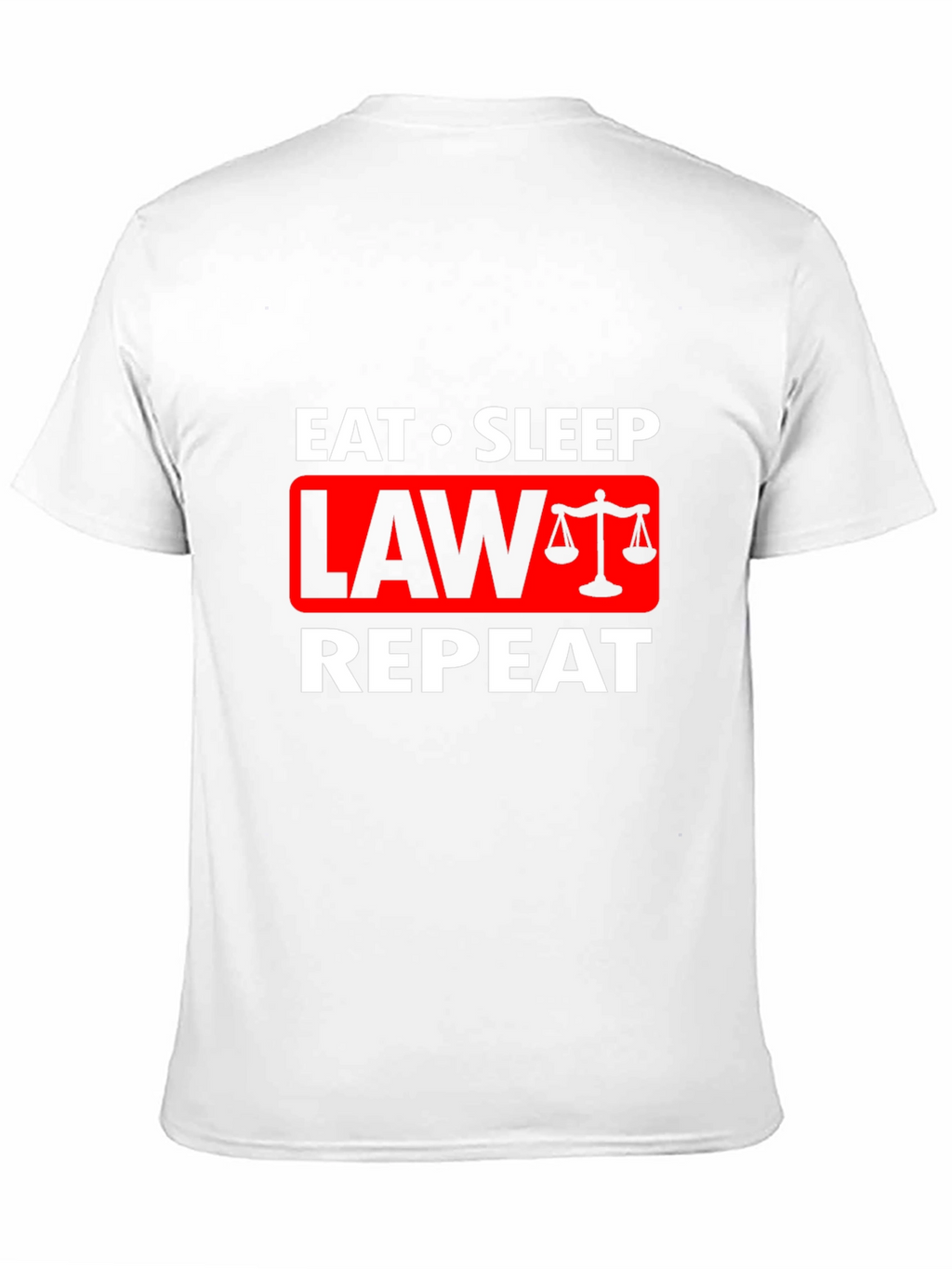 Eat Sleep Law Repeat Graphic Tee