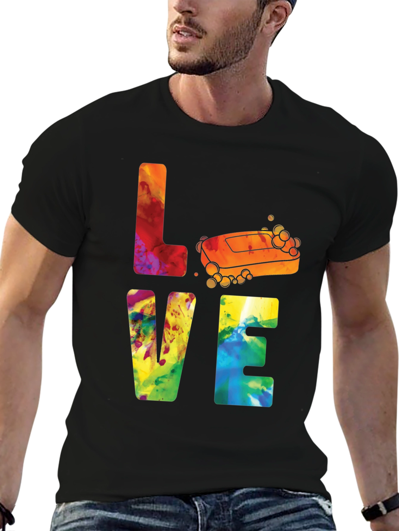 Love Soap T-Shirt - Clean Humor Graphic Tee