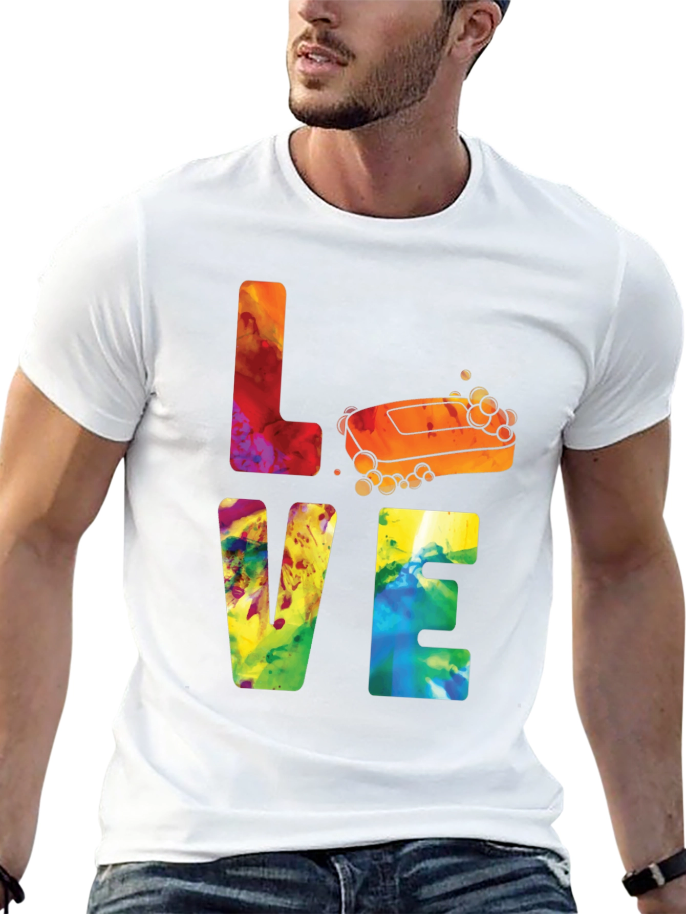 Love Soap T-Shirt - Clean Humor Graphic Tee