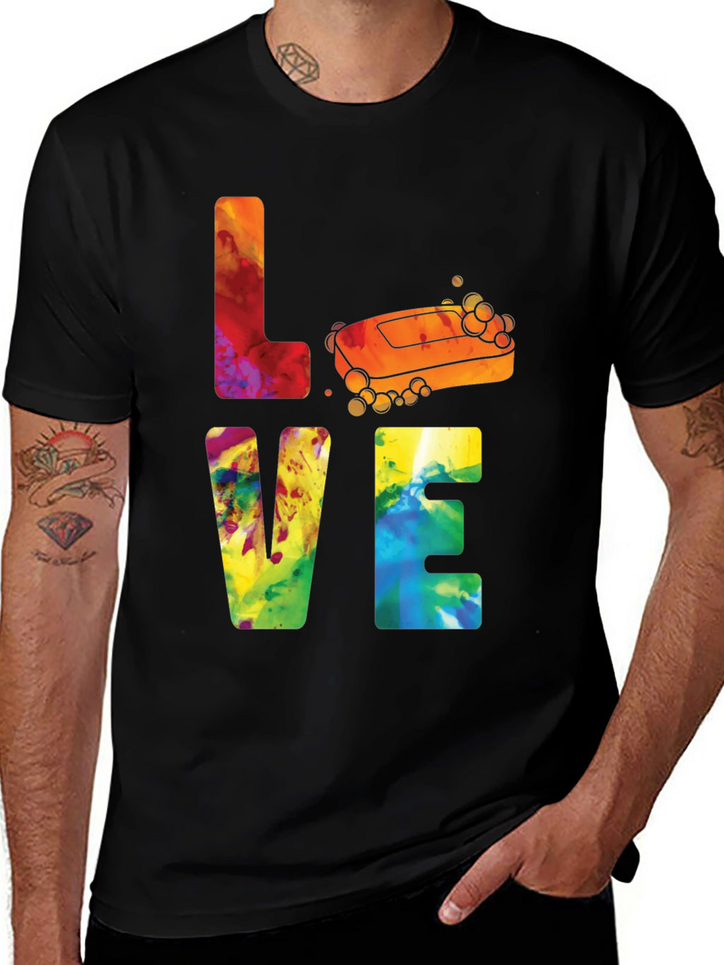 Love Soap T-Shirt - Clean Humor Graphic Tee