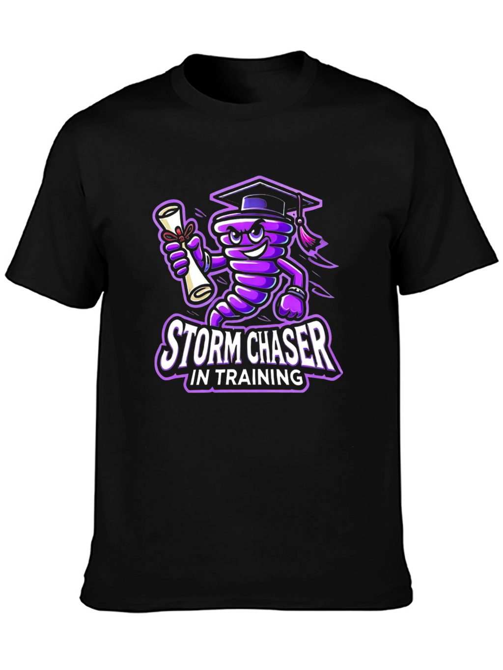 Storm Chaser in Training T-Shirt - Black