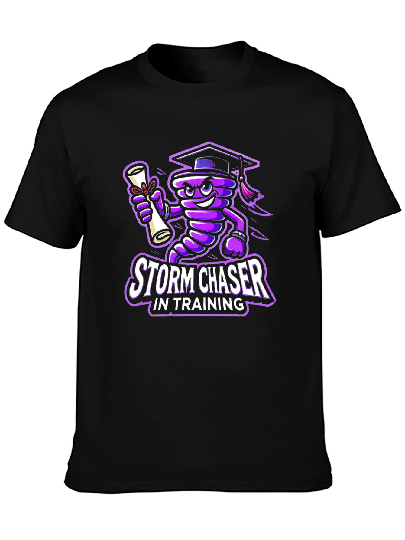 Storm Chaser in Training T-Shirt - Black
