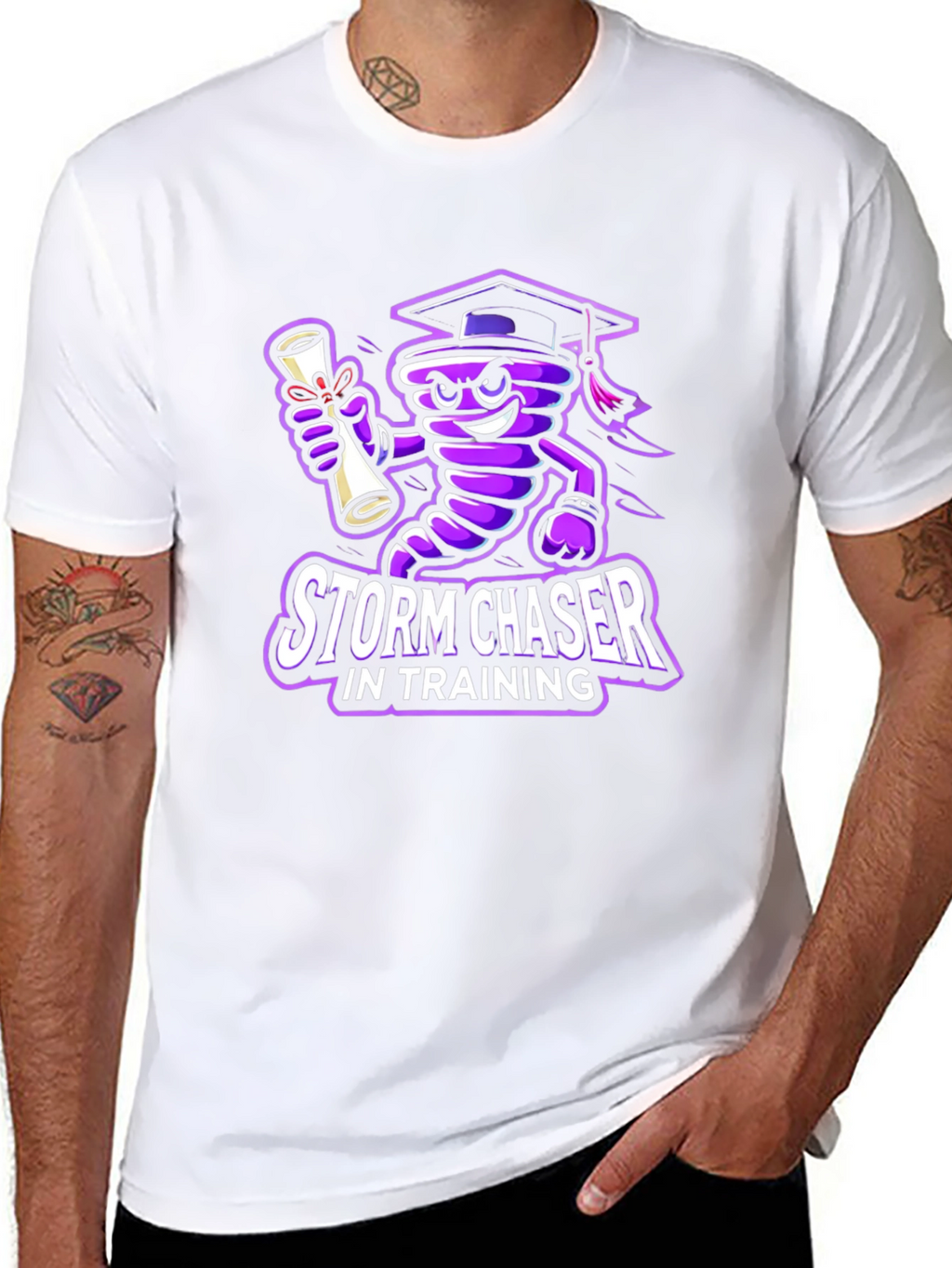 Storm Chaser in Training T-Shirt - Black
