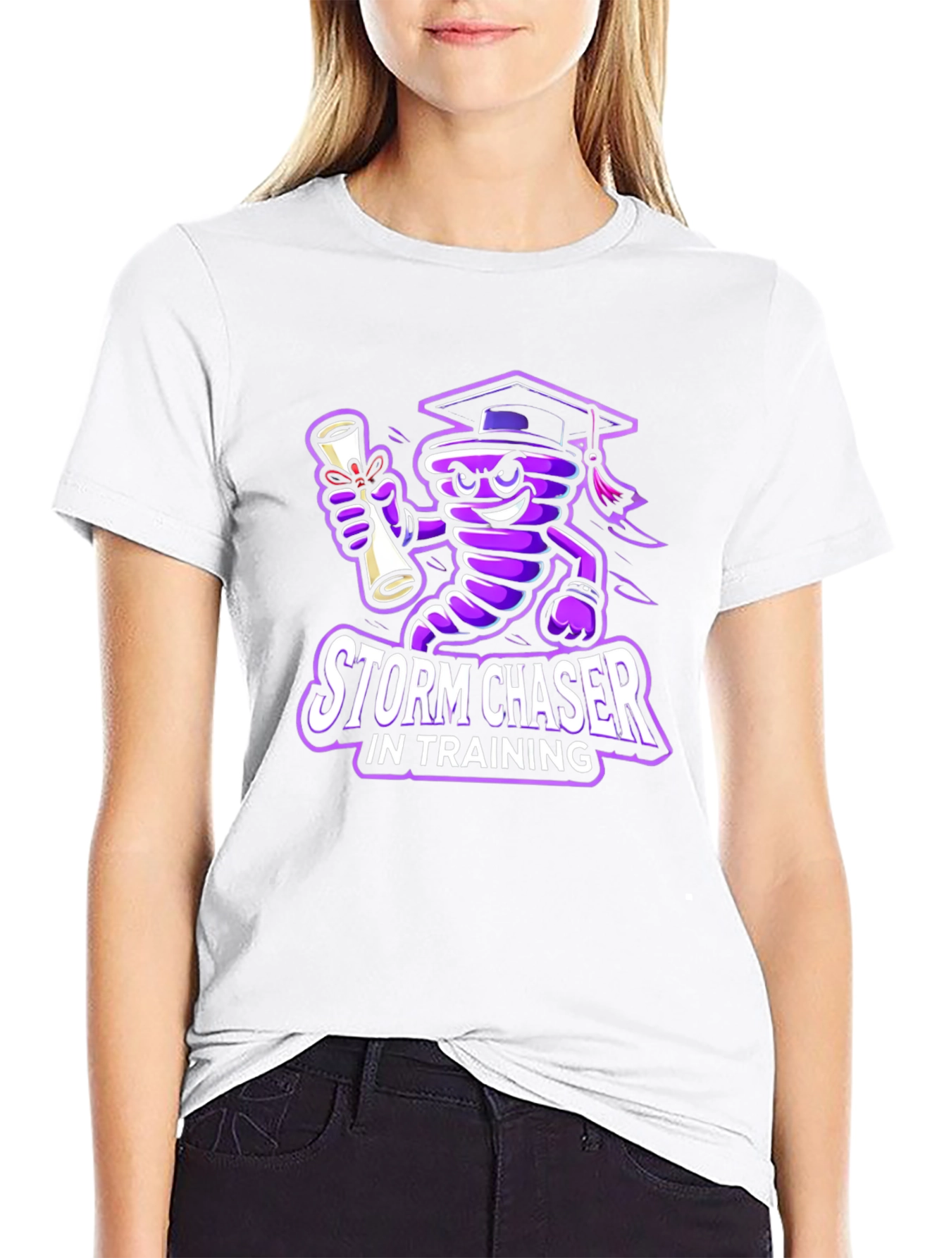 Storm Chaser in Training T-Shirt - Black