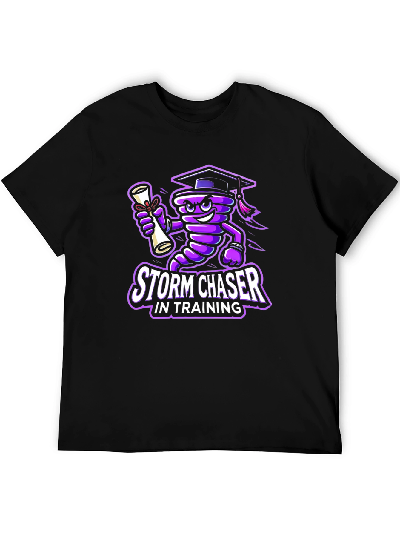 Storm Chaser in Training T-Shirt - Black