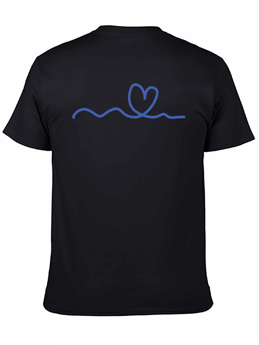 Heart Wave Graphic Tee - Stylish Casual Wear