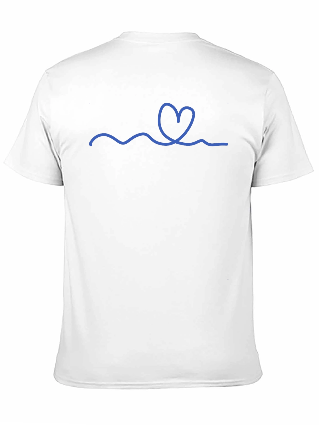 Heart Wave Graphic Tee - Stylish Casual Wear