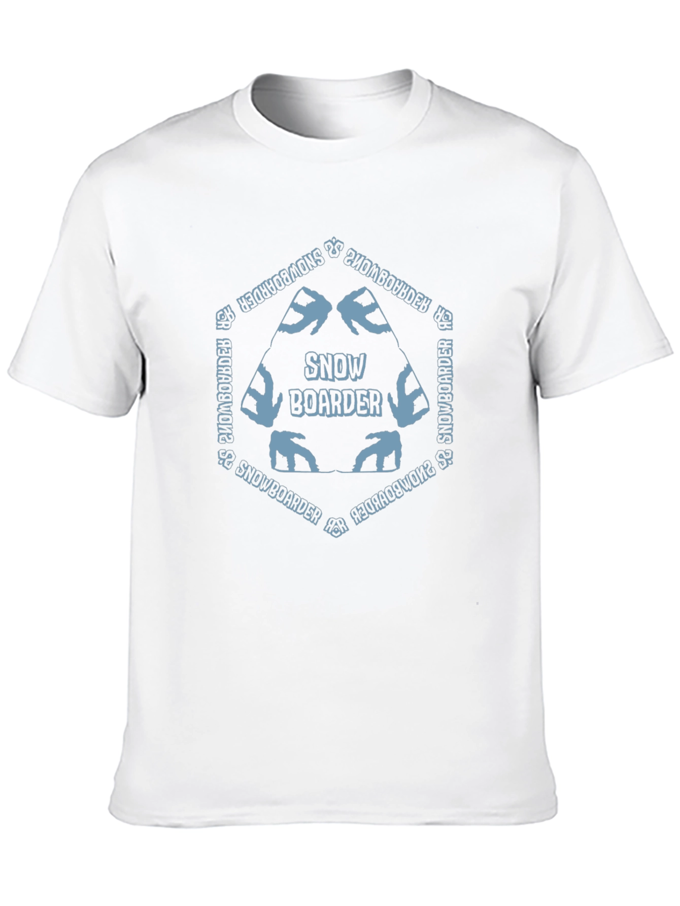 Snowboarder Graphic Tee - Stylish Mens Black T-Shirt