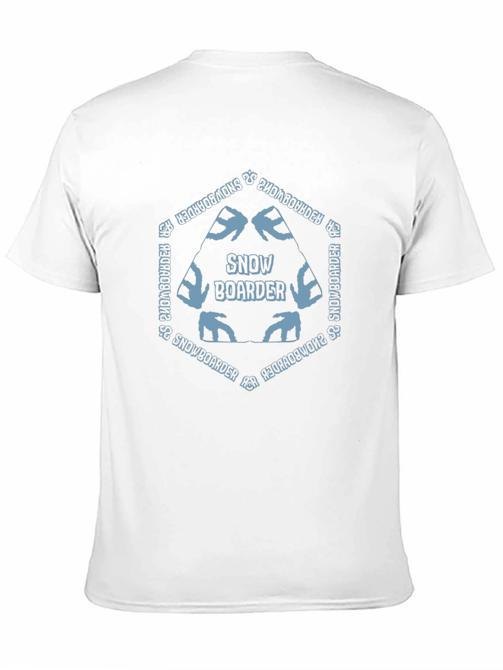 Snowboarder Graphic Tee - Stylish Mens Black T-Shirt