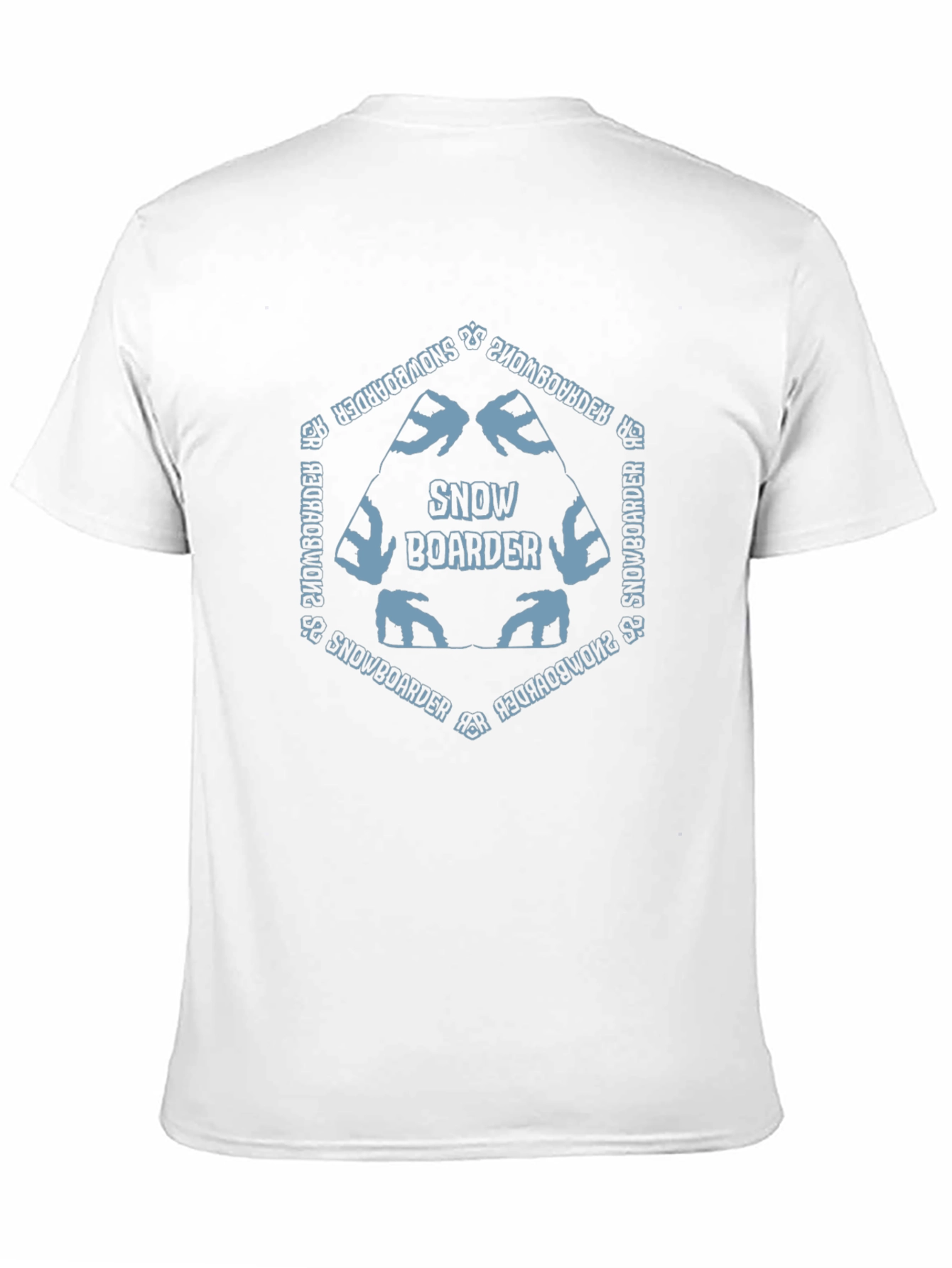 Snowboarder Graphic Tee - Stylish Mens Black T-Shirt