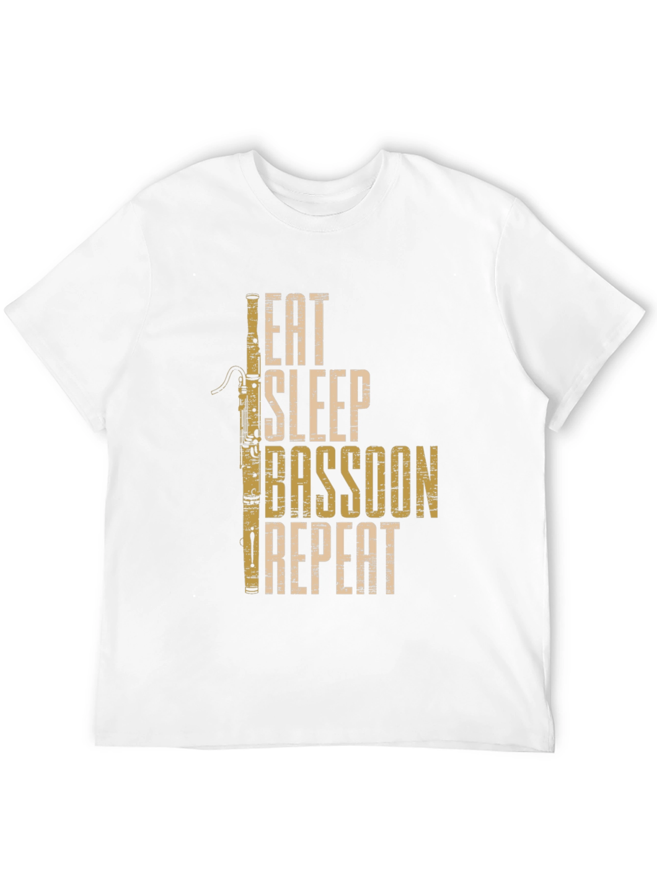 Eat Sleep Bassoon Repeat Black T-Shirt