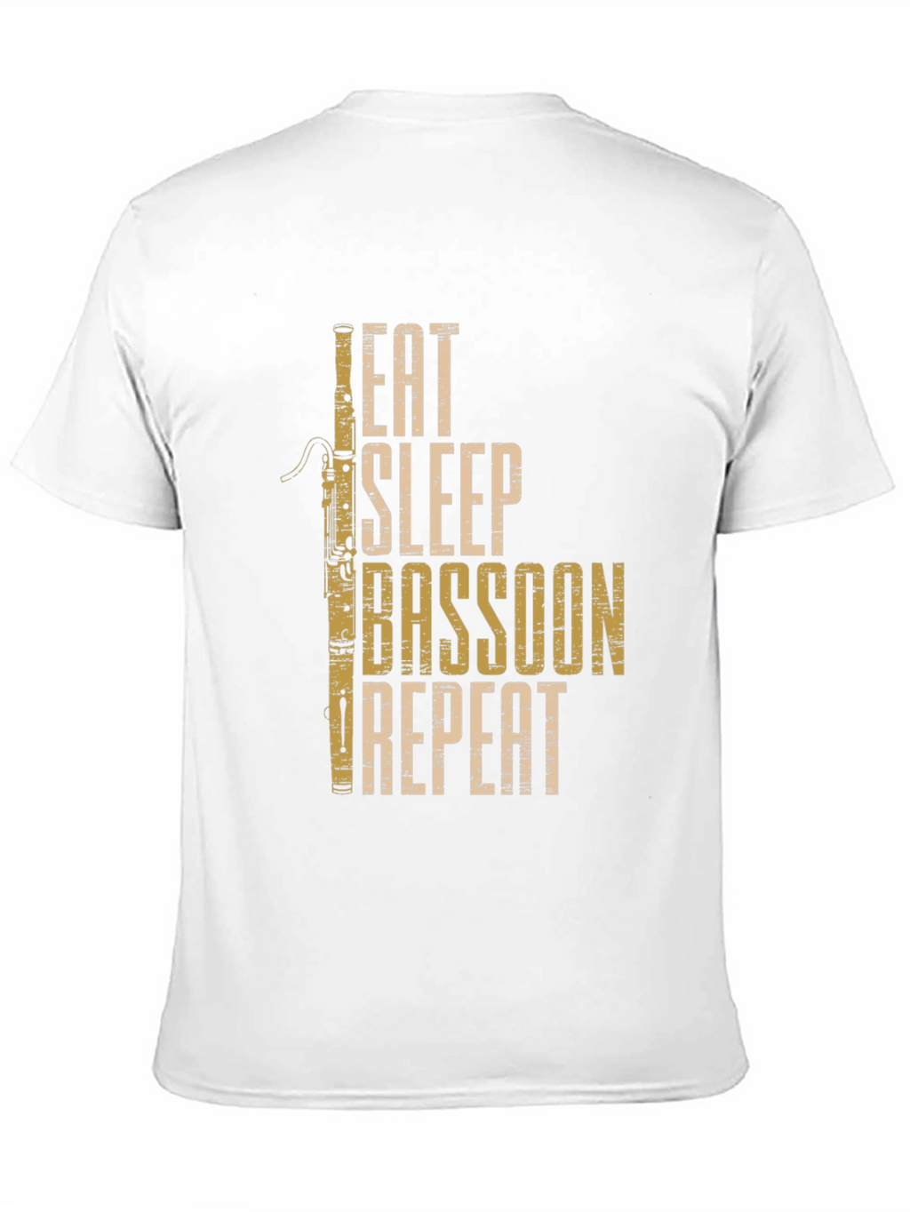 Eat Sleep Bassoon Repeat Black T-Shirt